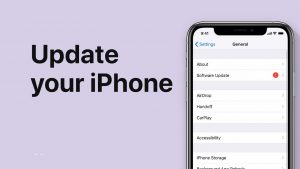 حل مشکل آپدیت نشدن آیفون و iOS